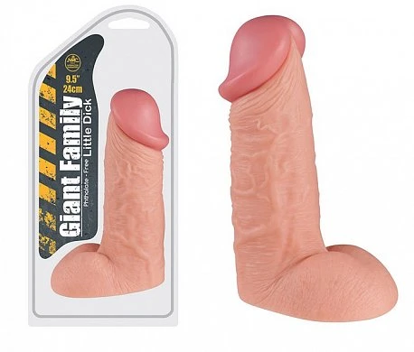 Фаллоимитатор больших размеров. Размер: длина 24 см, диаметр 7 см.