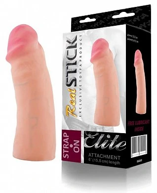 Фаллоимитатор - насадка Цвет телесный Размер длина 145 см диаметр 45 см