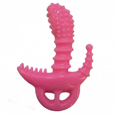 Анальный стимулятор с уникальным дизайном. Сделан из розового силикона, хорошо гнётся.