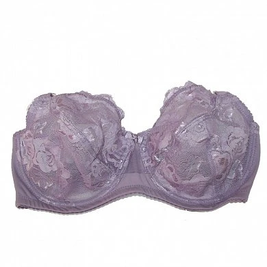 Бюстгальтер Цвет фиолетовый Ткань стрейч гипюр Размеры Е 75 859095100