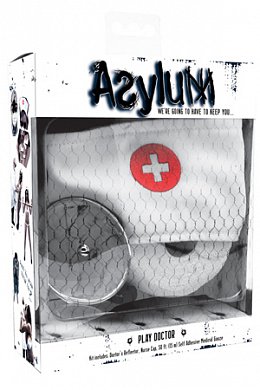 Набор доктора Asylum: шапочка, отражатель и эластичная фиксация.