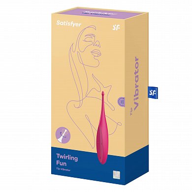 Вибромассажер Satisfyer Twirling Fun точечный розовый